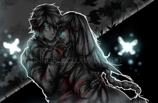 Zelda fanart, drawn as a gift for the fanfiction "Unbroken". Made with Medibang Paint Pro.