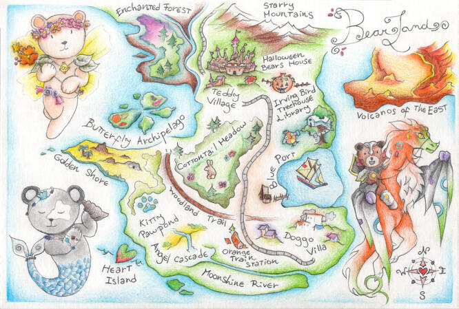 Bearland Map | Therese Vidal | TC Bears & Friends
