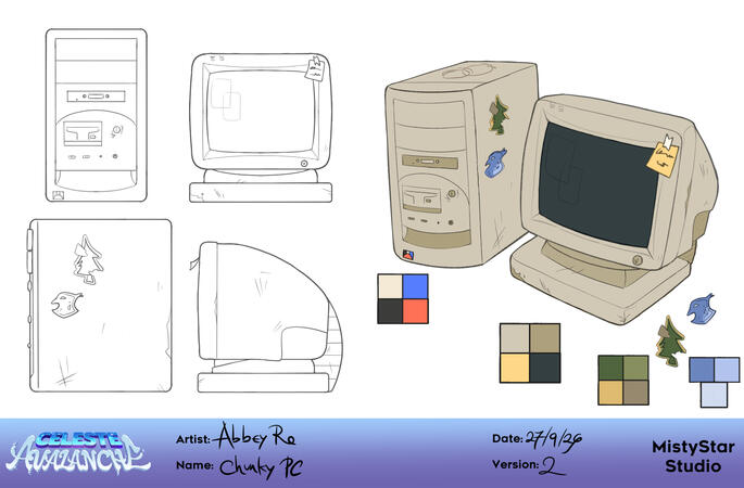 Prop design for animation | Celeste Avalanche