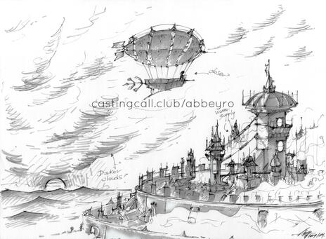 Concept art for Steampunk book 1