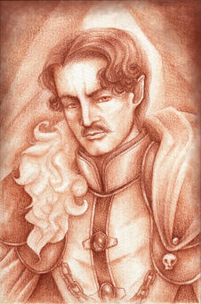 Strahd D&D portrait.